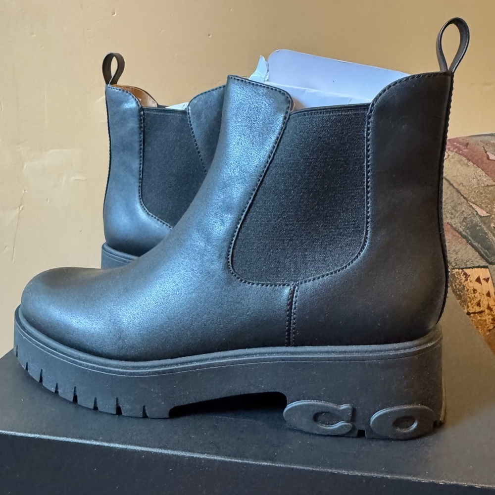 Coach Black Ankle Boots